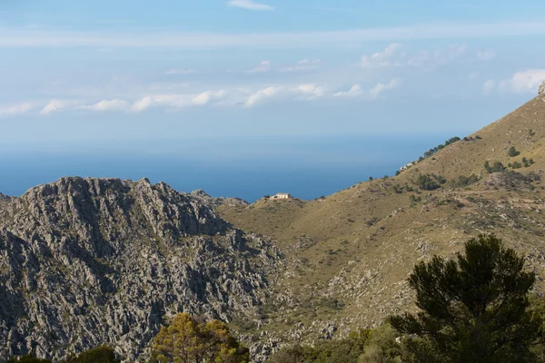 塞拉德 tramuntana-山在马略卡岛，西班牙 — 图库照片
