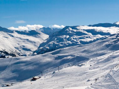 Alpler'de kayak bölgesi