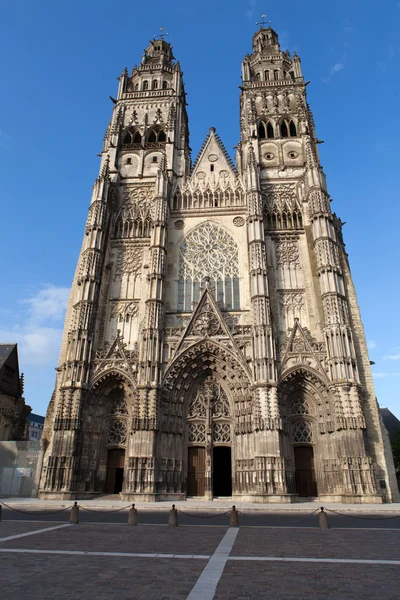 Gotische Kathedrale von Saint-Gatien in Touren, Loire-Tal Frankreich — Stockfoto