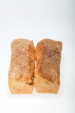 bir tane geleneksel kavrulmuş ekmek. arka plan. yakın çekim.