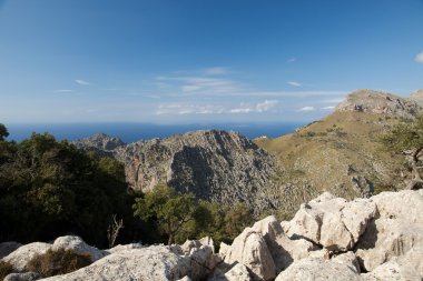 Serra de tramuntana - dağlar üzerinde mallorca, İspanya