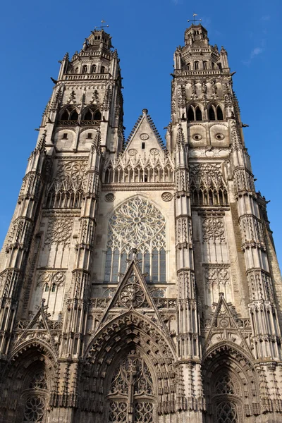 Cathédrale gothique de Saint Pétersbourg à Tours, Val de Loire France — Photo