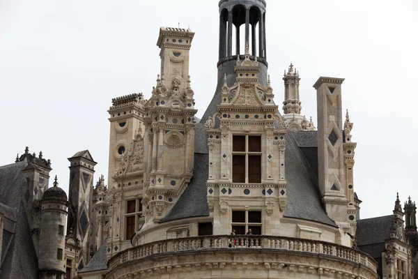 Die königliche Burg von Chambord im cher-Tal, Frankreich — Stockfoto