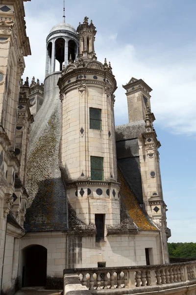 Die königliche Burg von Chambord im cher-Tal, Frankreich — Stockfoto