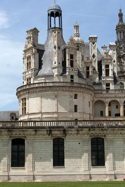 Die königliche Burg von Chambord im cher-Tal, Frankreich — Stockfoto