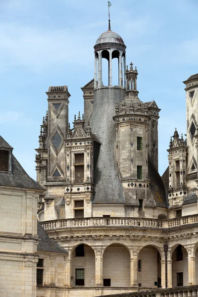 Die königliche Burg von Chambord im cher-Tal, Frankreich — Stockfoto