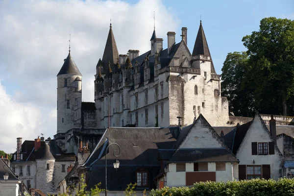 A Chateau de loches a loire valley, Franciaország — Stock Fotó