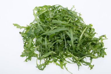 ruccola yaprak yığını