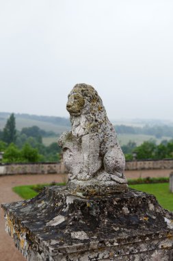 Bahçe ve Fransa loire Valley valencay Kalesi