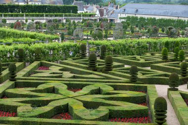сади і chateau de Вілландрі в Долина Луари у Франції