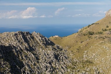 Serra de tramuntana - dağlar üzerinde mallorca, İspanya