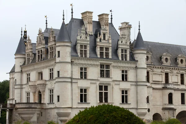 Garten und Schloss von chenonceau — Stockfoto