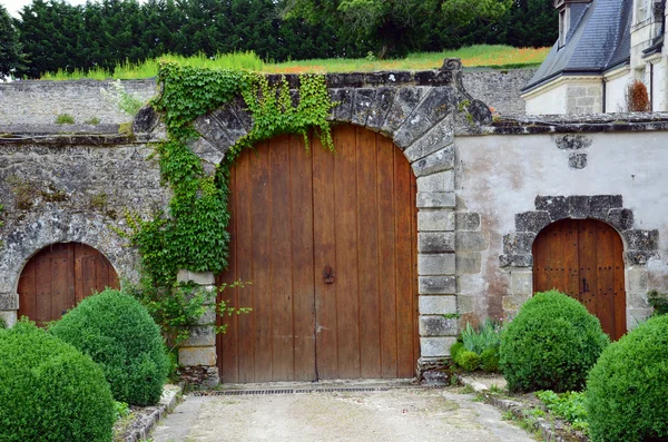 Складні і повний смак сад і chateau la chatonniere поблизу Вілландрі. Луар valle — стокове фото