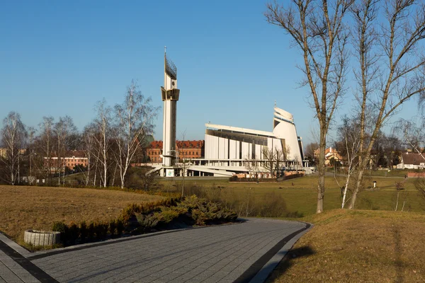 Krakau, lagiewniki - das Heiligtum der göttlichen Barmherzigkeit — Stockfoto
