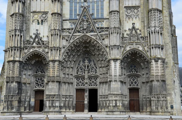 Gotische Kathedrale von Saint-Gatien in Touren, Loire-Tal Frankreich — Stockfoto