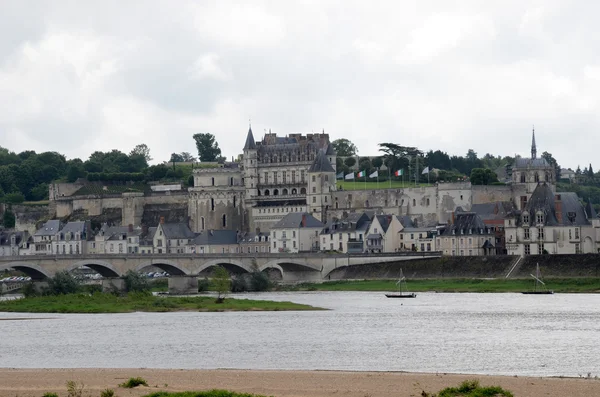 Amboise castle .Valley of the river Loire. France — Stock Photo, Image
