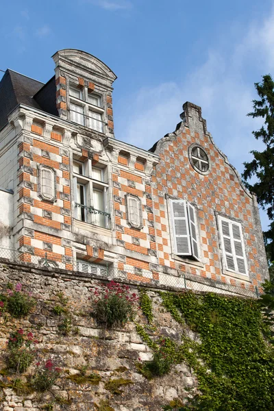 Loches die charmante kleine Landstadt im Tal der Loire — Stockfoto