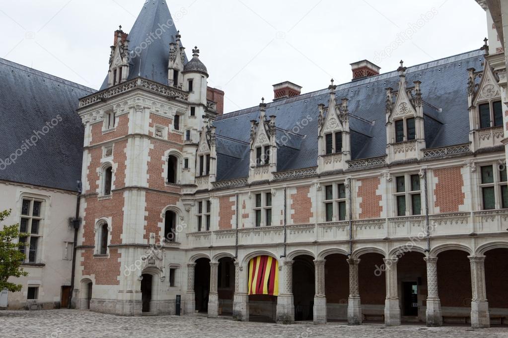 Castle of Blois.  the Gothic wing of Louis XII. Loire Valley,  France