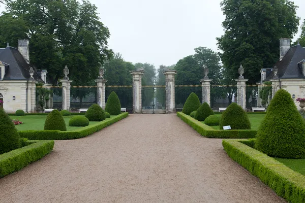 Garten und Schloss von valencay im Tal der Loire in Frankreich — Stockfoto
