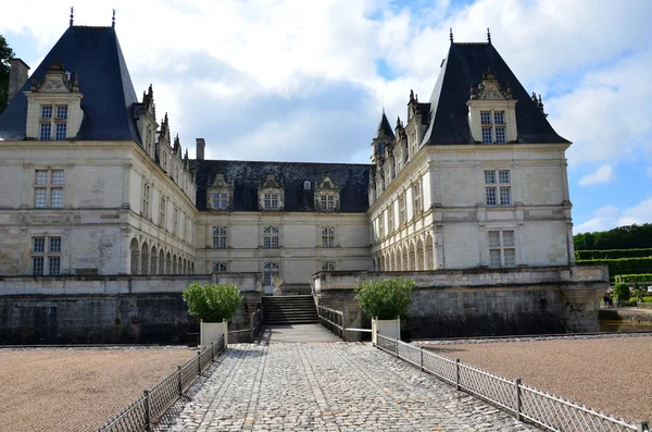 Château de villandry je opevněný palác se nachází v údolí Loiry ve Francii — Stock fotografie