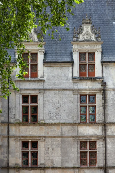 Castillo de Azay-le-Rideau en el valle del Loira, Francia — Foto de Stock