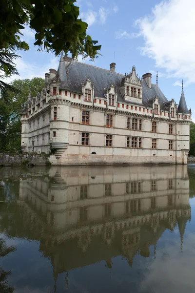 Замок Азе-ле-Ридо в долине Луары, Франция — стоковое фото