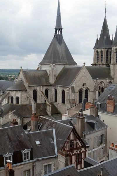 Roof of St-Nicolas Church  in Blois . Loire Valley, France — Stock Photo, Image
