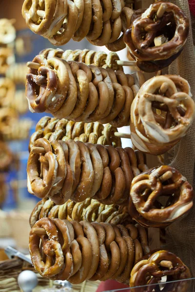 Bagels for sale at the streets of Colmar, France — Stock Photo, Image