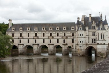 chenonceau Castle. Kalenin bayanlar 1513 yılında inşa edilmiş ve en çok ziyaret edilen biri olarak bilinen loire Valley.