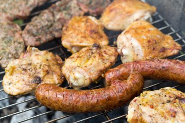 Izgarada leziz et ızgarası.