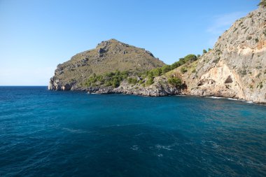 sel de pareis - sa calobra majorca İspanya'da defne