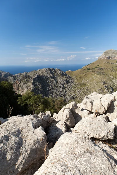 Serra de tramuntana - dağlar üzerinde mallorca, İspanya — Stok fotoğraf