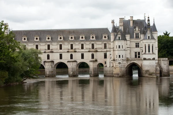 Garden and Castle of Chenonceau — Stock Photo, Image