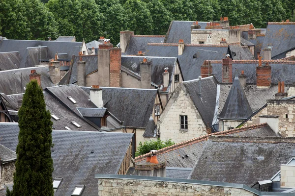 Roofs of Chinon town, Vienne  valley, France — Stock Photo, Image