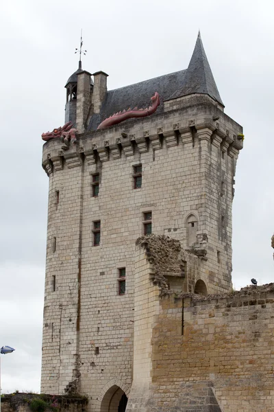 Slottet i chinon. Loire-dalen. — Stockfoto