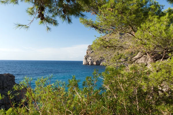 Torrent de Pareis - Sa Calobra bay in Majorca Spain — Stock Photo, Image