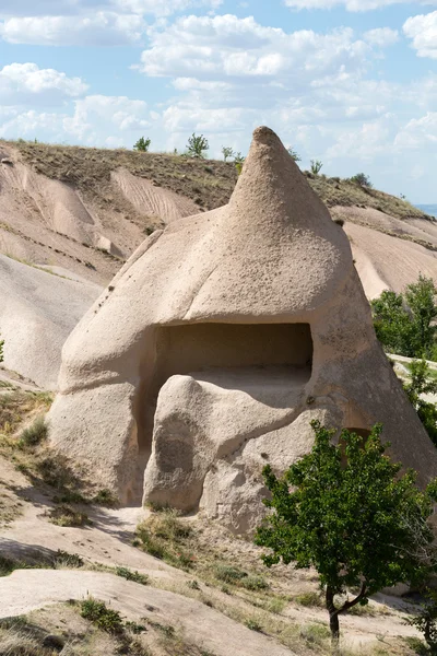 View of Uchisar castle in Cappadocia , Turkey — Stock Photo, Image