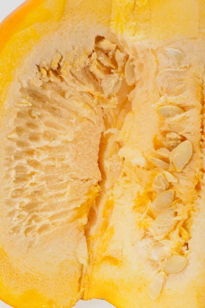Fresh orange pumpkin isolated on white background — Stock Photo, Image