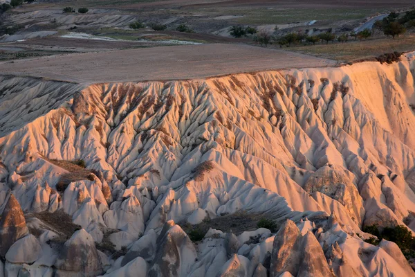 De zonsopgang boven Cappadocië. Turkije — Stockfoto