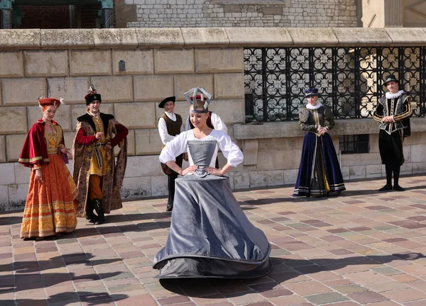 Krakau Polen Juli 2021 Optreden Wanneer Klokken Dansen Uitgevoerd Door — Stockfoto