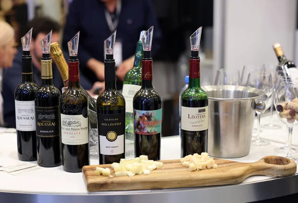 Cracovie Pologne Novembre 2021 Salon International Vin Enoexpo Cracovie Les — Photo