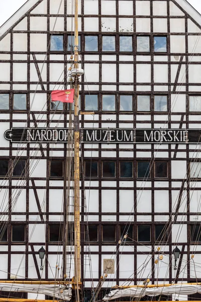 Gdansk Polônia Setembro 2020 Museu Marítimo Nacional Celeiros Medievais Restaurados — Fotografia de Stock