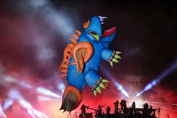 Cracow Poland June 2022 Great Dragon Parade Great Outdoor Show — Stock Photo, Image