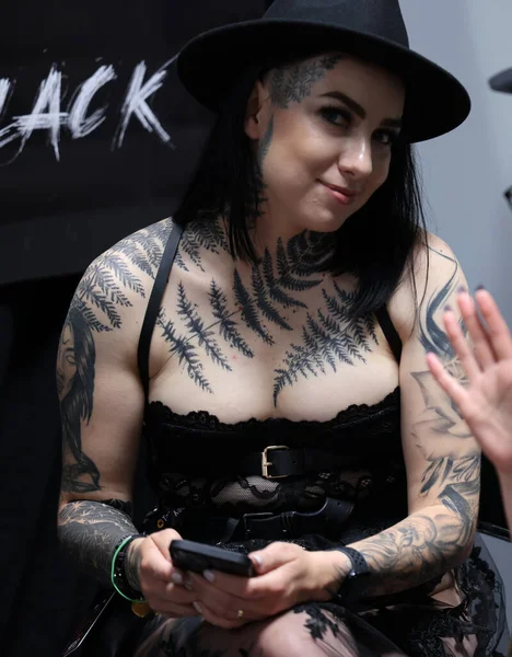 Krakow Poland June 2022 Unidentified Participant 15Th Tattoofest Convention Cracow — Photo