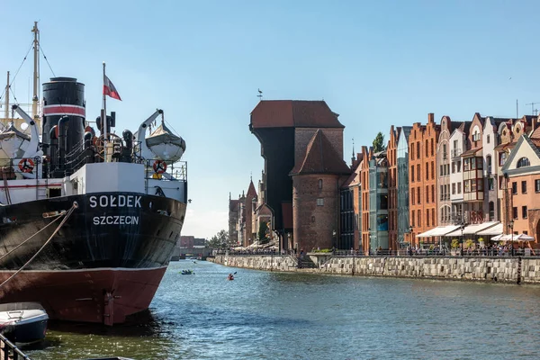 Gdansk Polen September 2020 Soldek Het Eerste Schip Dat Tweede — Stockfoto