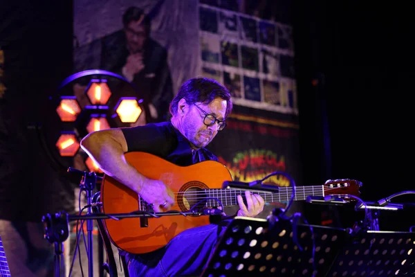 Cracow Poland June 2022 Meola Acoustic Trio Performing Live Kijow — Stock Fotó