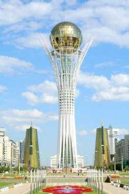 Astana 'daki Bayterek Kulesi