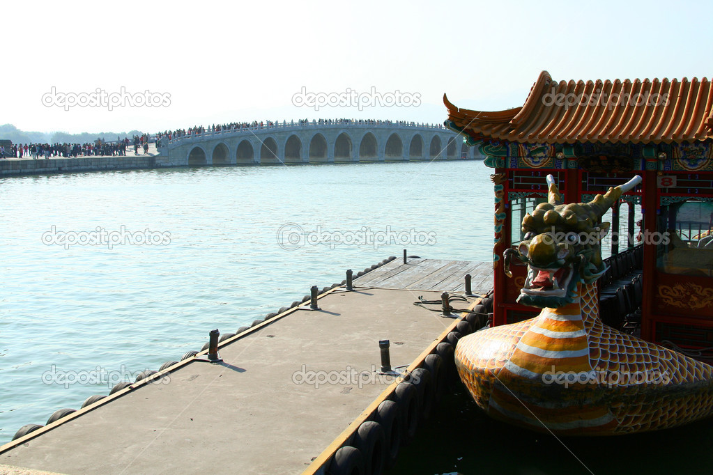 boat at the Summer Palace