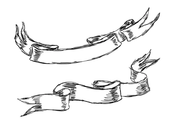 Handgezeichnete Schleife — Stockvektor