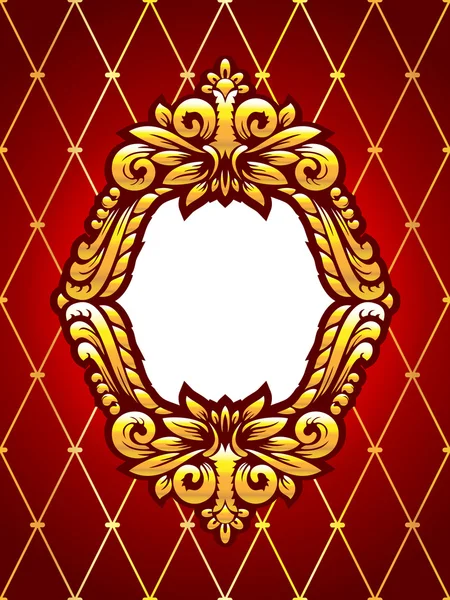 Golden frame — Stock Vector